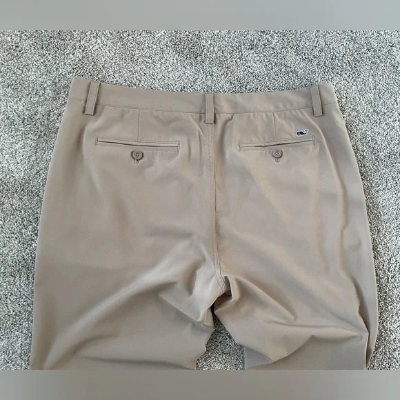 Vineyard Vines Breaker Pant Tan Size 36 X 32 - Picture 3 of 5